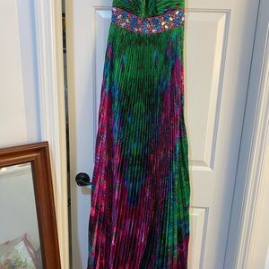 Peacock gown
